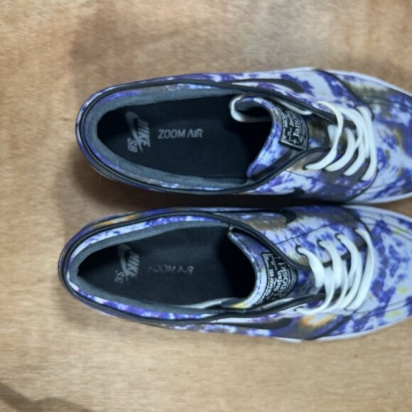 Nike SB Zoom Stefan Janoski Men Size 13 678472-104 Purple Tie Dye Skate Shoes
